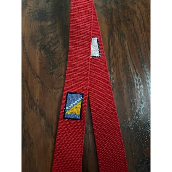 Bosnia and Herzegovina Flag Canvas Web Belt Red BiH Military Friction Buckle main image 5